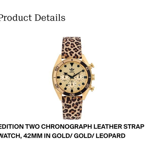 Edition Two Chronograph Leather Strap Watch, 42mm - Picture 4 of 4